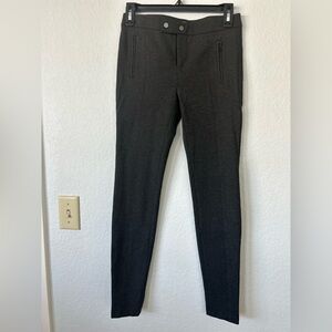 Vince ponte skinny pants with zipper pockets, size 0.